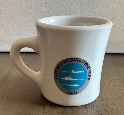 VTG US Navy Northrop Consolidated Automated Support System Ultima Coffee Mug