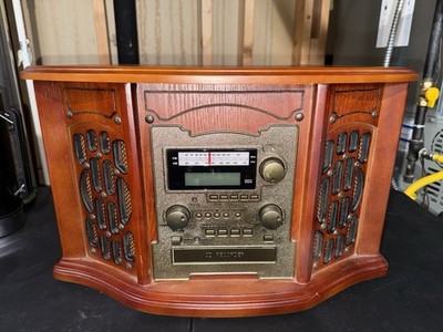 Innovative Technology ITRR-501 Wooden Music Center Record, CD, Cassette, Radio 