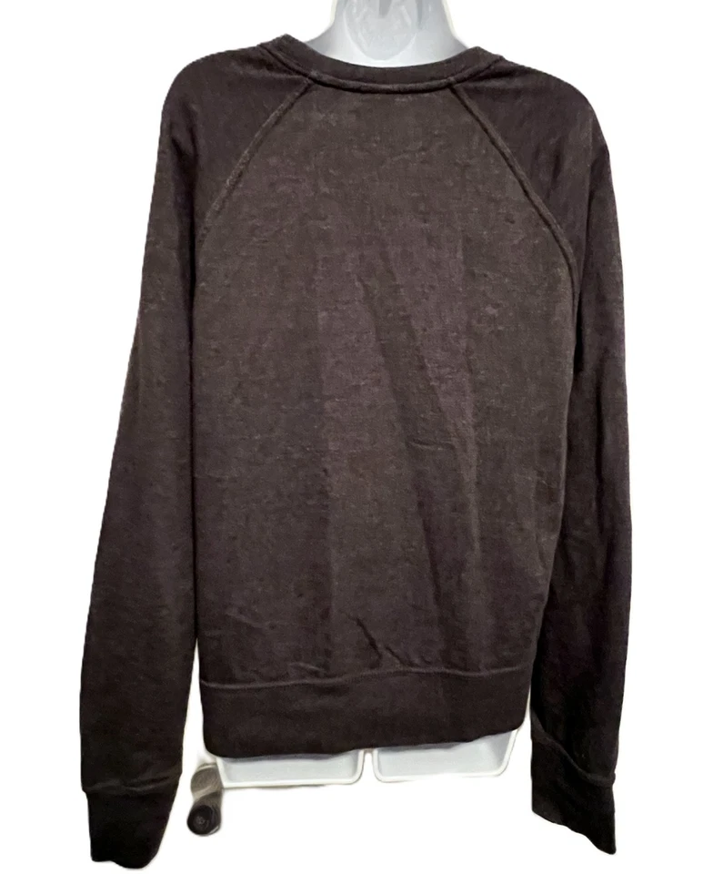 Soffe Jersey Gris Oscuro, Sudadera Ligera, Mezcla Algodón, Mujer Talla Lg Foto 2 de 4