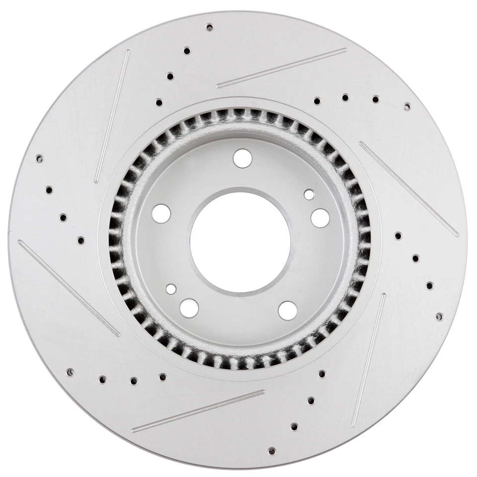 Front Brake Rotors Ceramic Brake Pads for 2013 2014 2015 2016 Hyundai Veloster - Image 2 of 4