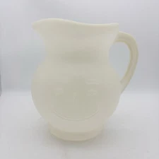 Vintage 1980's Kool Aid Man 2 Quart Plastic Pitcher 7.5" Tall Clean