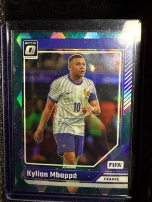 Donruss Optic Kylian Mbappe Frankreich France Green Velocity Wave Prizm Rare