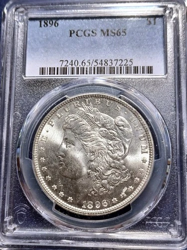 1896 PCGS MS65 Morgan Dollar