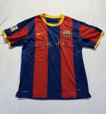 Nike Dri-fit FC Barcelona Soccer Jersey Mens Medium Red Blue Vintage