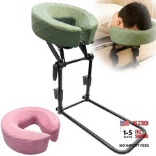 Massage Headrest for Bed with 2 Pillowcases Home Mattress Green  Light Pink
