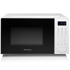 Hisense 700 Watts 20 Litre White Digital Solo Microwave Oven 20 litres, 