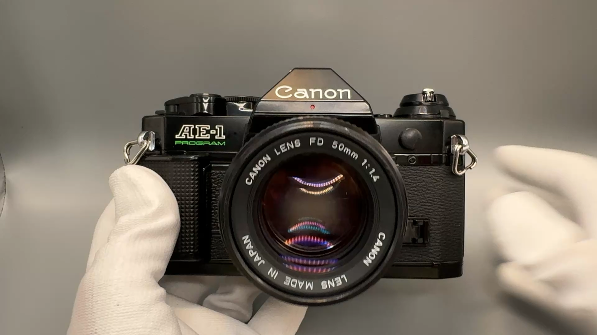 N MINT] Canon AE-1 Program Film Camera New FD 50mm f/1.4 Lens From