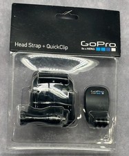 Genuine GoPro Head Strap QuickClip ACHOM-001 Head Mount All GoPro Cameras NEW