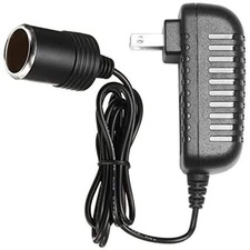 Yelesley Ac To Dc Converter 2A 24W Car Cigarette Lighter Socket 110-240V To 12V