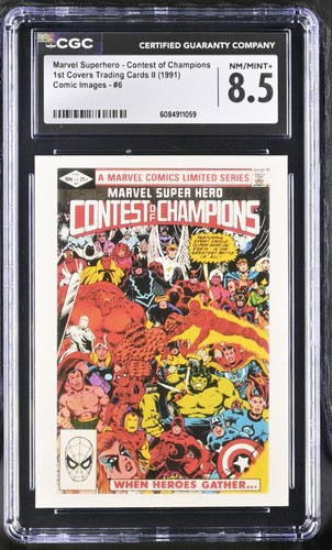 1991 Contest of Champions 1st Covers Marvel Comics Presents Card #6 CGC 8.5