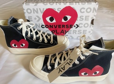 Comme des Garçons PLAY x Converse Chuck Taylor All Star High Top Sneakers Shoes 