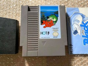 The Black Bass (Nintendo NES, 1989) - CART + MANUAL ONLY *AUTHENTIC *TESTED