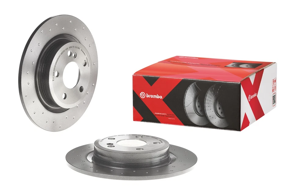 2x BRAKE DISC 08.B348.4X FOR MERCEDES-BENZ GLA-CLASS/SUV B-CLASS 1.8L 4cyl 2.0L - Image 3 of 4