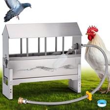 Automatic Chicken Waterer Metal Chicken Water Feeder Stainless Large Chicken ...
