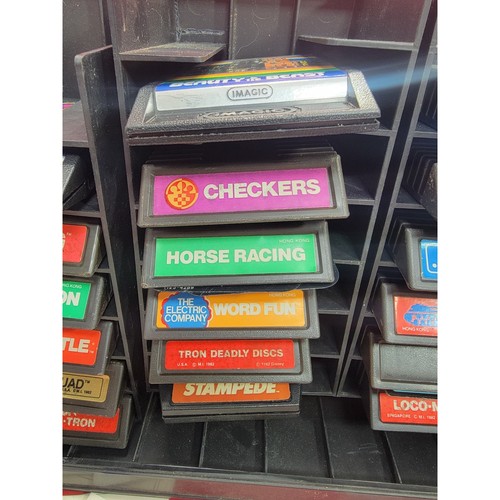 Intellivision Video Game Cartridges Lot Of 24 Games With Overlays & Manuals - Picture 7 of 11