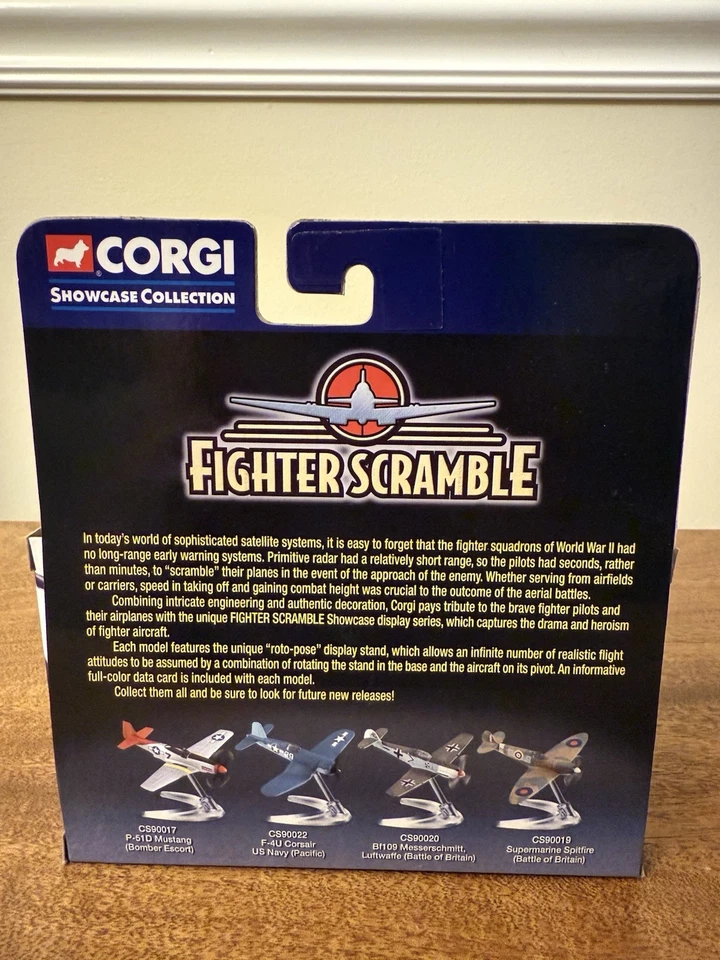 Corgi Showcase P-38 Lightning "Gentle Annie" Fighter Scramble diecast 2002 New - Image 2 of 4