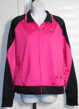 Reebok Pink/Black Workout/Exercise Jacket Size L
