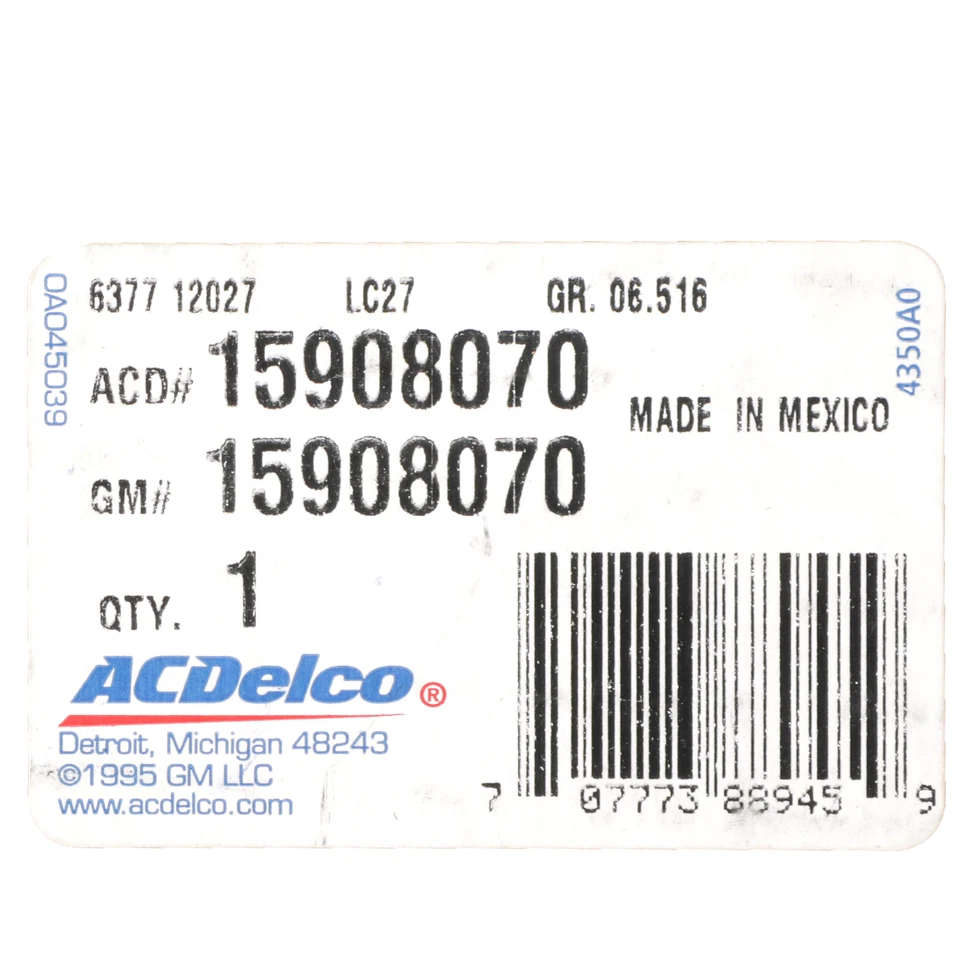 Módulo de unidad de calefacción de volante base Cadillac GM 2008-2011 15908070 genuino Foto 3 de 4