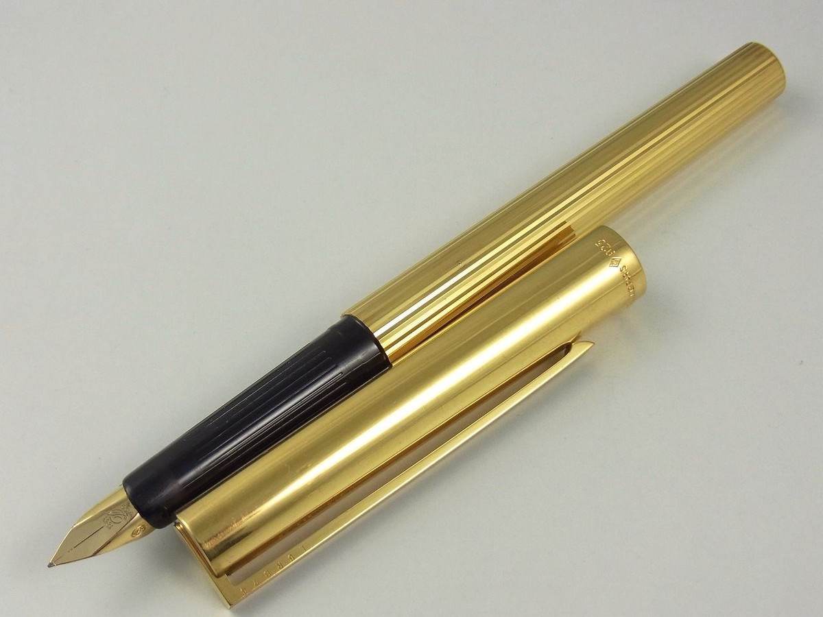 S.T. Dupont Classic Vermeil Sterling Silver 925 Pinstripe