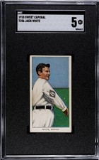 1910 T206 Jack White Sweet Caporal 350/30 SGC 5