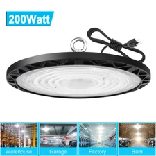 200W UFO LED High Bay Light Industrial Commercial Factory Warehouse Light 6000K