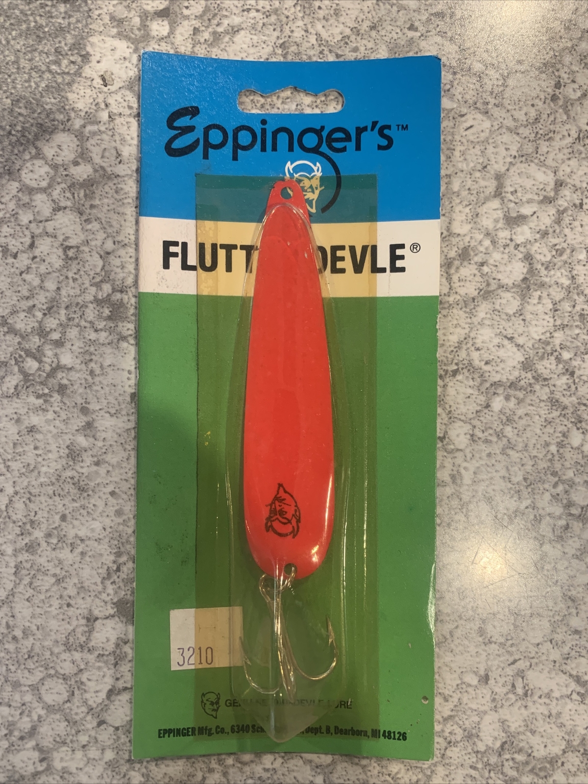 Vintage Eppinger Flutter Devle Spoon In Original Package 3210 eBay