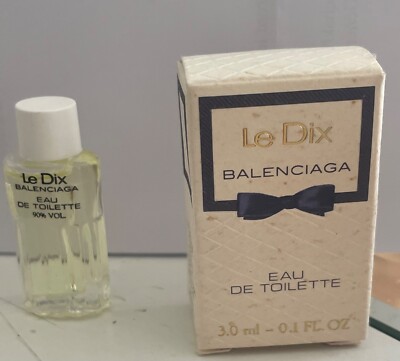 Le Dix Balenciaga Eau de Toilette 3 ml. Voll. Box