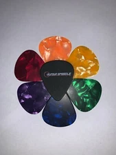 Guitar Pick Sampler Picks Randomly Chosen 1 3 6 12 Choose Qty 