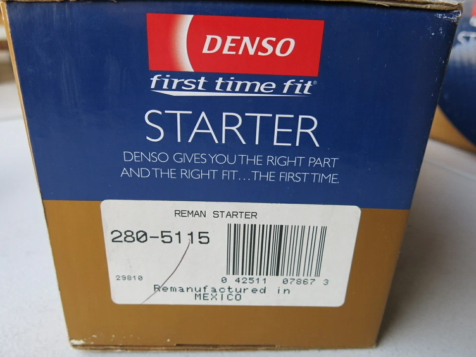 Motor De Arranque-Arrancador DENSO 280-5115 Reman se adapta 00-04 Ford Focus 2.0L-L4 Foto 4 de 4