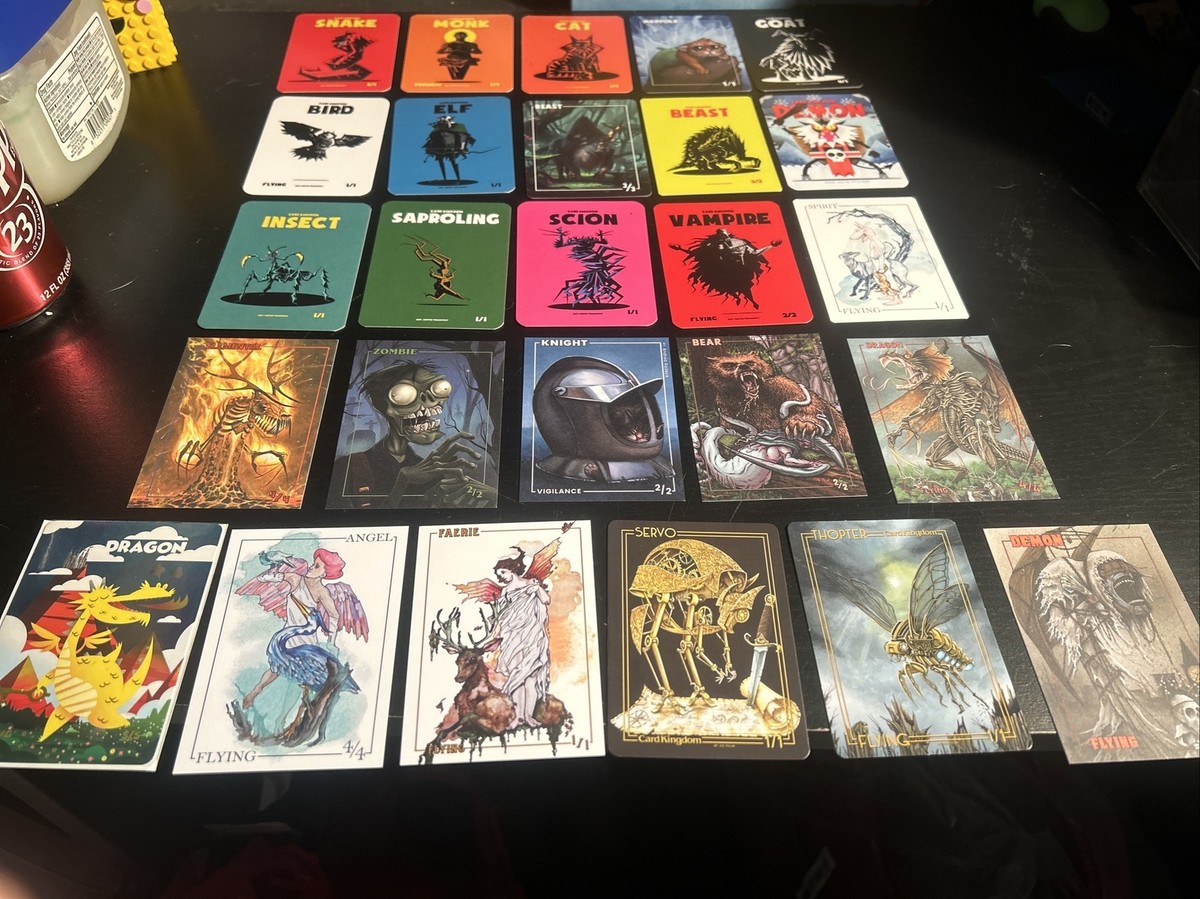 Magic MTG Card Kingdom Custom Token Lot of 26