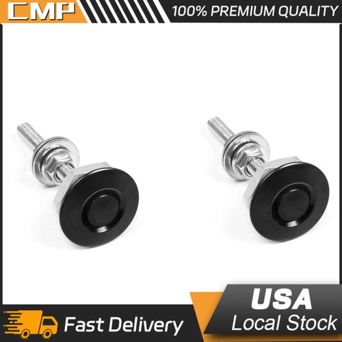 2pcs Metal Car Bumpers Trunk Fender Hatch Lids Release Fasteners Kit Hood Pin Lo - Foto 3
