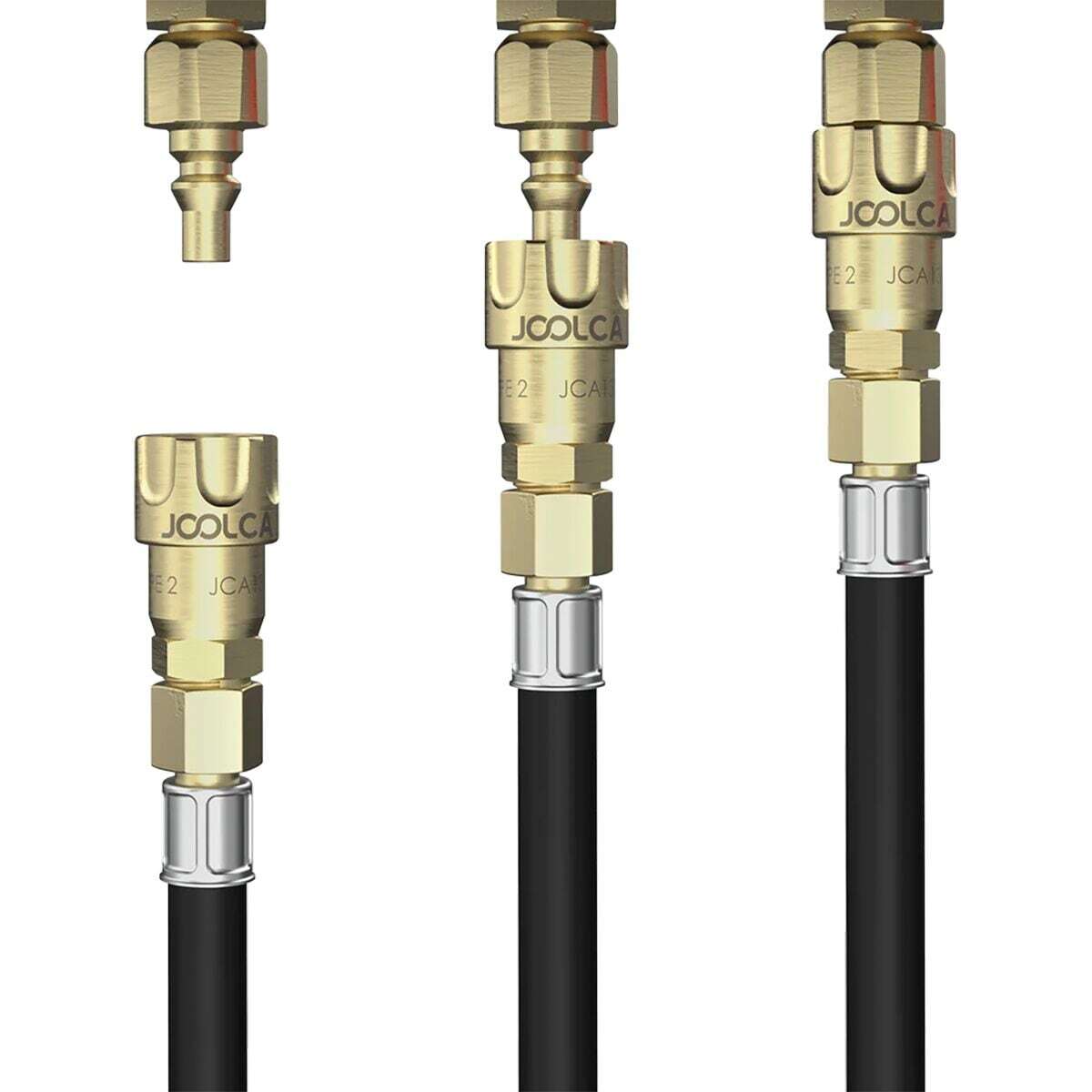 Комплект соединительных муфт Joolca GASKNECT из латуни, один размер