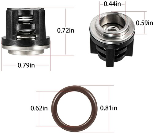 AR1828 Kit valvole di ritegno pompa per Annovi Reverberi 18mm XR RK RKA RKV 70-0179 - Foto 3 di 11