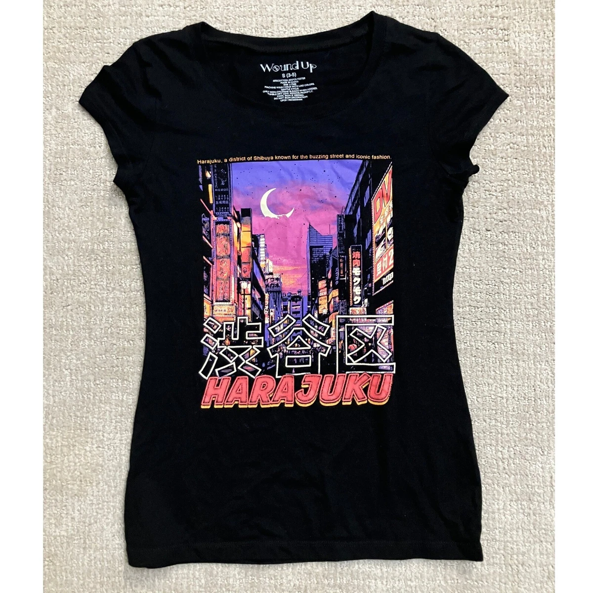 T-shirt Giapponese Stile Harajuku Donna Uomo | Maglia Streetwear Con Scritta | Cotone Morbido