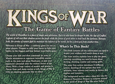 Clash of Kings 2024 - New Book Preview - Mantic Games