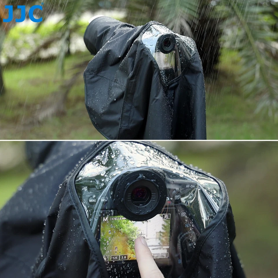 Capa de chuva JJC para Nikon D7200 D7100 D7000 D5600 D5500 D5300 D5200 D3400 D3300 - Imagem 2 de 4