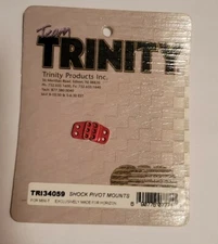 Trinity Shock Pivot Mounts Red Aluminum Team Losi Mini T 1.0 1/18th Mini-T Rc
