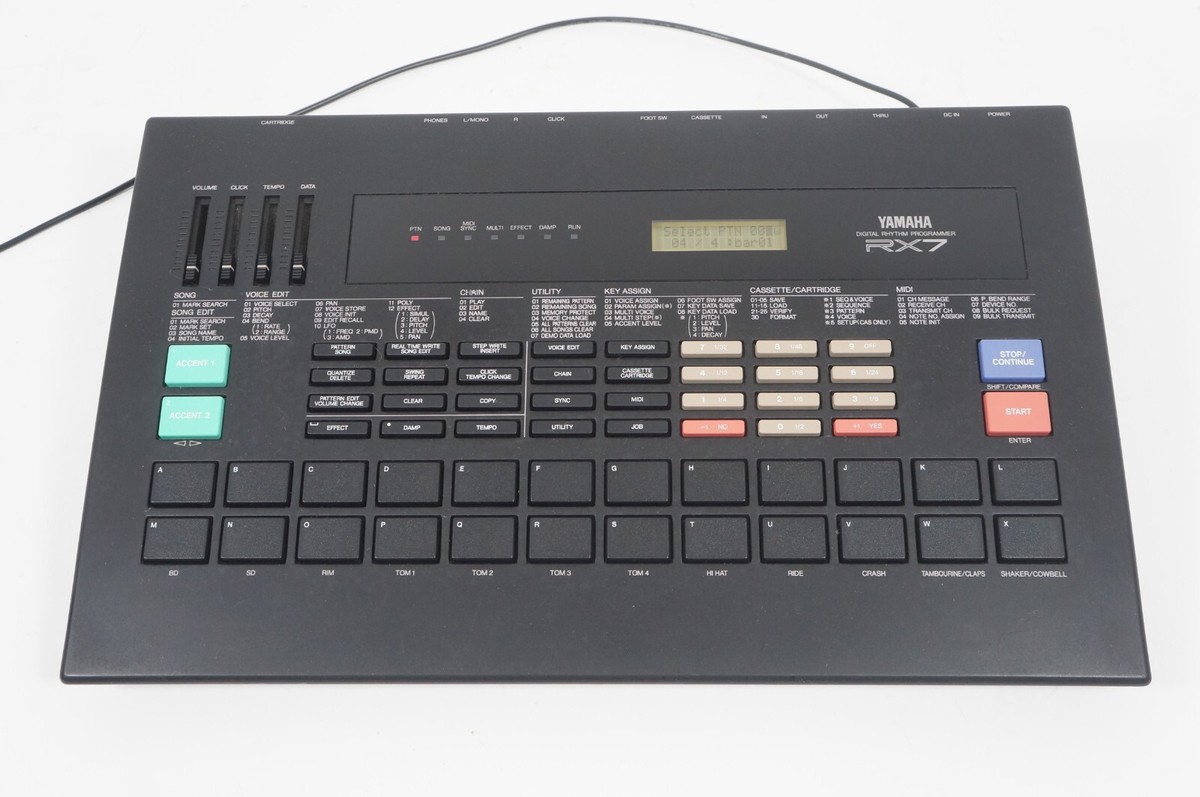 DTM・DAW YAMAHA RX7 RHYTHM PROGRAMER Yamaha RX7 Digital Rhythm Machine Programmer | eBay