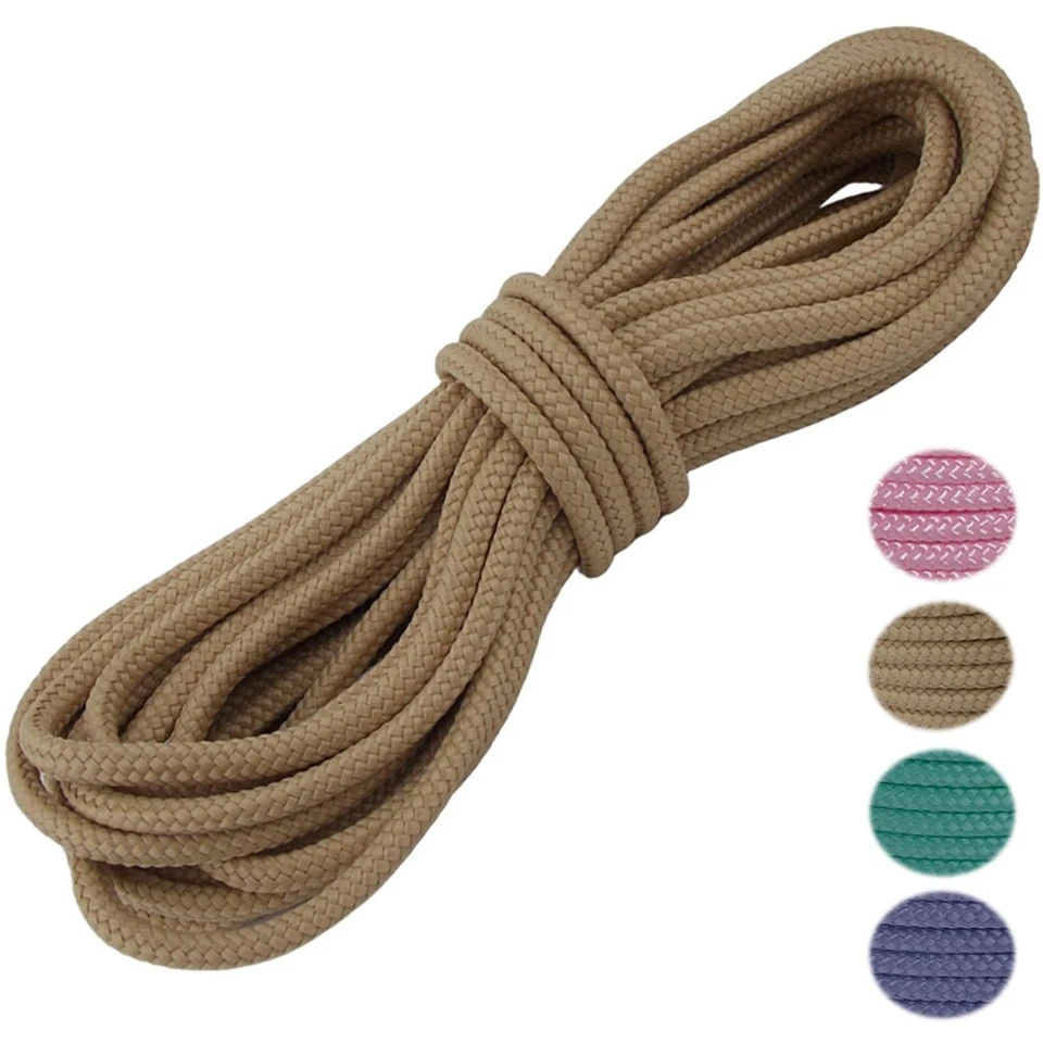 ROPES AND MORE PPM Seil 8mm Polypropylen Schnur PP Meterware in 10m, 20m, 30m, 50m Pastell Rosa