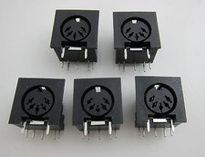 5PCS Female MIDI Port Connectors 5 Pin Din Sockets DIN5