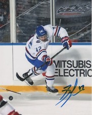Montreal Canadiens Byron Froese Signed Autographed 8x10 NHL Photo COA B