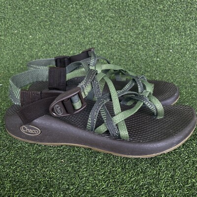 Chaco ZX2 Yampa Women's Green Strappy Toe Loop Waterproof Sandals