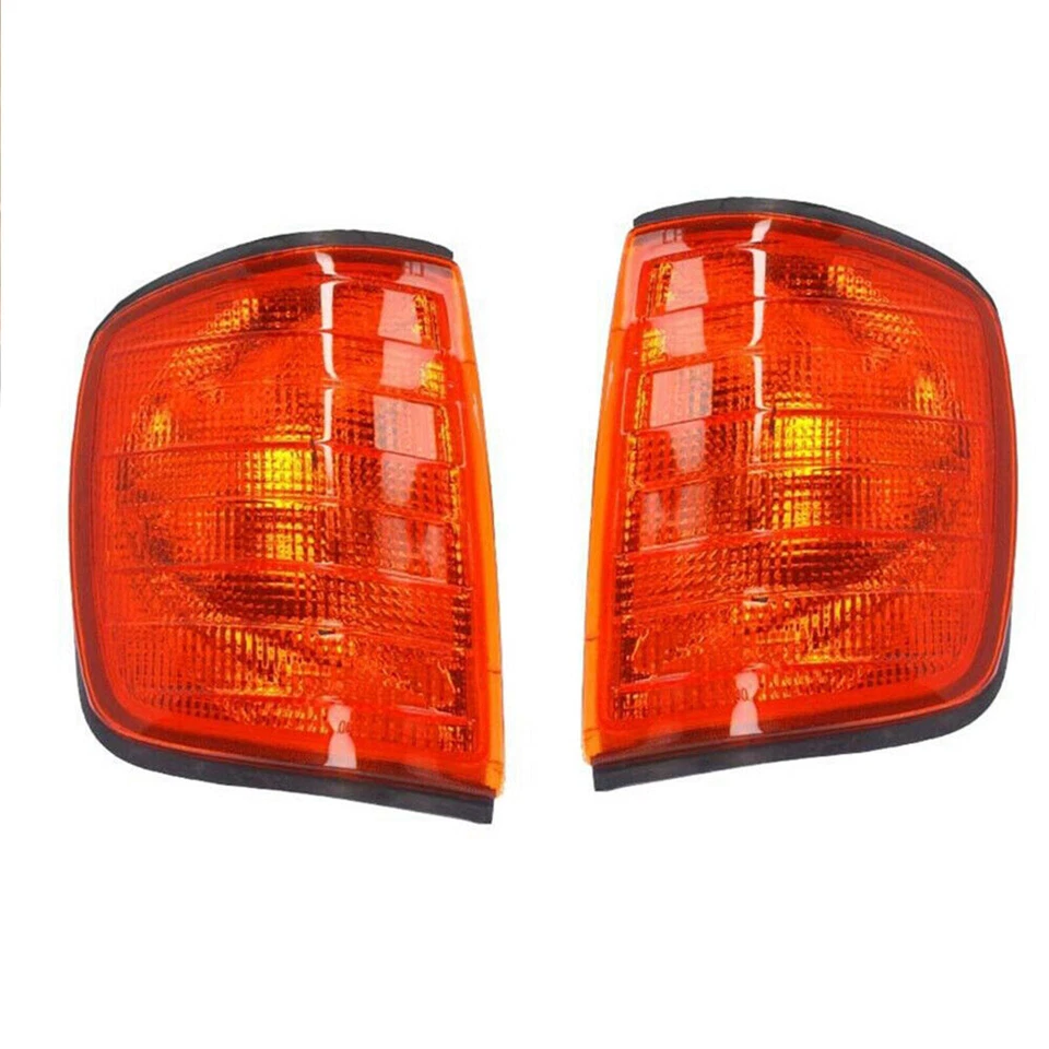 Par de luces intermitentes de esquina para Mercedes Benz E W124 Clase 85-95 Ámbar Foto 3 de 4