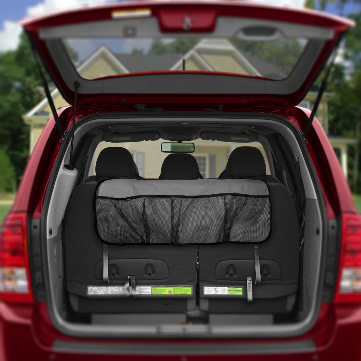 バッグ Creek Angler's Car Trunk Cargo Organizer XCF Car Organizer Trunk, Durable Collapsible Leather Car