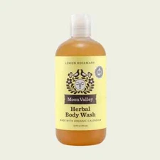 NEW Moon Valley Organics LEMON ROSEMARY HERBAL BODY WASH