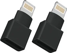 Lightning Extender Adapter,2 Pack [Apple MFI Certified ]Iphone Charger Extension