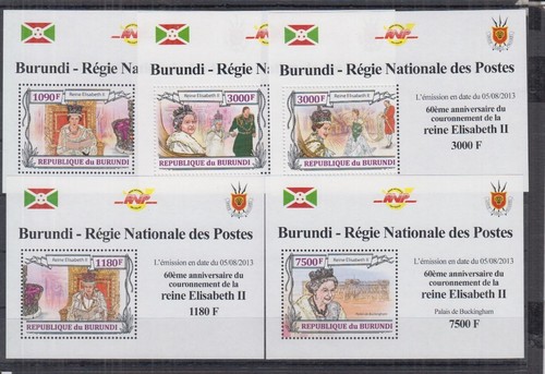 ST989Pd. Burundi - MNH - Elizabeth II - 2013 - Deluxe
