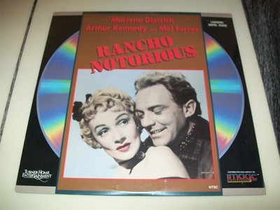RANCHO NOTORIOUS Laserdisc LD BRAND NEW SEALED VERY RARE MARLENE DIETRICH RARE!