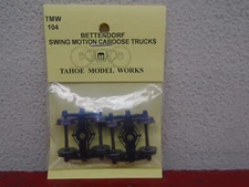 Tahoe Model Works #104 Bettendorf Swing Motion Caboose Trucks HO Scale