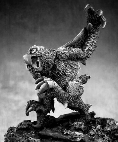 Miniature Owlbear Warlord Reaper figurine RPG JDR monstre miniature fantastique 14614